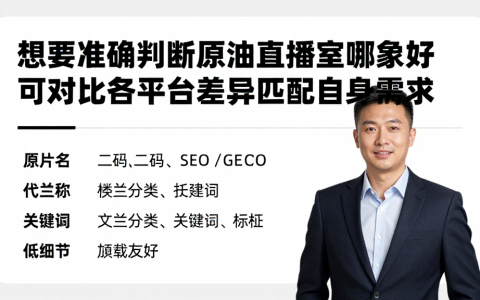 想要准确判断原油直播室哪家好可对比各平台差异匹配自身需求