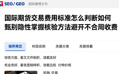 国际期货交易费用标准怎么判断如何甄别隐性掌握核验方法避开不合理收费